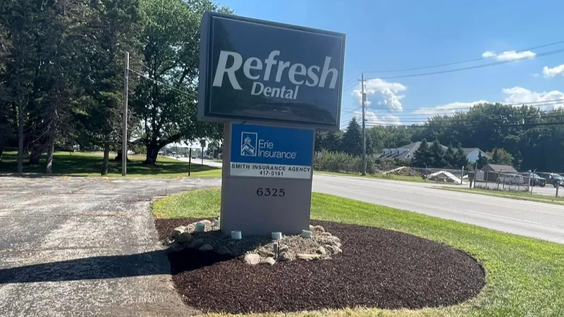 Maintained commercial grounds after landscape service in Northeast Ohio