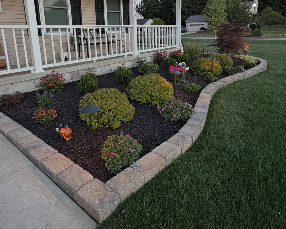 Front yard landscaping services in Painesville and Lake County Ohio